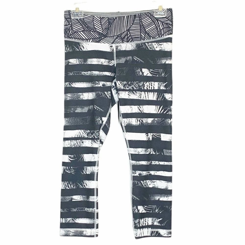 Lululemon Wunder Under Crop II,Shady Palms/ Leaf